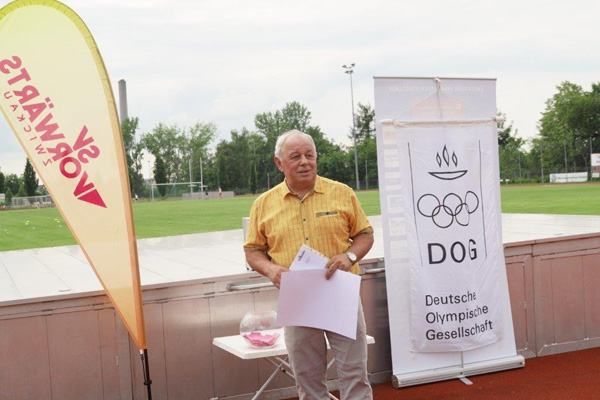 Zwickau. Preisübergabe und Spendenlauf in Coronazeiten